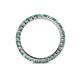5 - Joyce 2.30 mm Emerald and Lab Grown Diamond Eternity Band 