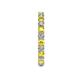 5 - Joyce 2.70 mm Yellow Sapphire and Lab Grown Diamond Eternity Band 