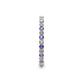 5 - Joyce 2.00 mm Tanzanite and Lab Grown Diamond Eternity Band 