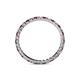 4 - Joyce 2.00 mm Ruby and Lab Grown Diamond Eternity Band 
