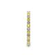 5 - Joyce 2.00 mm Yellow Sapphire and Lab Grown Diamond Eternity Band 
