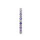 5 - Joyce 2.00 mm Tanzanite and Lab Grown Diamond Eternity Band 