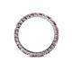 5 - Joyce 2.30 mm Pink Tourmaline and Lab Grown Diamond Eternity Band 