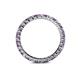 5 - Joyce 2.30 mm Amethyst and Lab Grown Diamond Eternity Band 