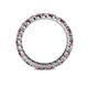 5 - Joyce 2.70 mm Pink Tourmaline and Lab Grown Diamond Eternity Band 