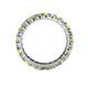 4 - Joyce 3.00 mm Yellow Sapphire and Lab Grown Diamond Eternity Band 