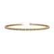 1 - Cliona 2.00 mm Yellow Diamond and Lab Grown Diamond Eternity Tennis Bracelet 