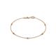 1 - Aizza (5 Stn/2mm) Citrine and Lab Grown Diamond Station Bracelet 