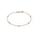 1 - Aizza (5 Stn/2mm) Yellow Diamond and White Lab Grown Diamond Station Bracelet 