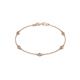 1 - Aizza (5 Stn/3mm) Lab Grown Diamond Station Bracelet 