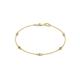 1 - Aizza (5 Stn/2.4mm) Citrine and Lab Grown Diamond Station Bracelet 