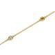 2 - Aizza (5 Stn/2.4mm) Citrine and Lab Grown Diamond Station Bracelet 