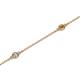 2 - Aizza (5 Stn/2.4mm) Citrine and Lab Grown Diamond Station Bracelet 