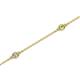 2 - Aizza (5 Stn/2.4mm) Peridot and Lab Grown Diamond Station Bracelet 