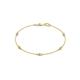 1 - Aizza (5 Stn/2.4mm) Yellow Sapphire and Lab Grown Diamond Station Bracelet 