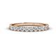 1 - Emlynn 2.70 mm Lab Grown Diamond 10 Stone Wedding Band 