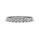 1 - Emlynn 3.00 mm Lab Grown Diamond 10 Stone Wedding Band 