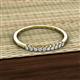 3 - Emlynn 2.00 mm Lab Grown Diamond 10 Stone Wedding Band 