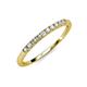 4 - Emlynn 2.00 mm Lab Grown Diamond 10 Stone Wedding Band 