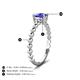 5 - Helen Oval Cut Tanzanite Solitaire Promise Ring 