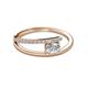 2 - Linnea Bold Oval Diamond Bypass Promise Ring 