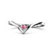 1 - Shana Bold Solitaire Round Pink Tourmaline 