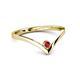 2 - Shana Bold Solitaire Round Ruby 