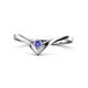 1 - Shana Bold Solitaire Round Tanzanite 