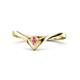 1 - Shana Bold Solitaire Round Pink Tourmaline 