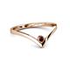 2 - Shana Bold Solitaire Round Red Garnet 