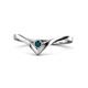 1 - Shana Bold Solitaire Round London Blue Topaz 