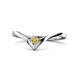 1 - Shana Bold Solitaire Round Yellow Diamond 