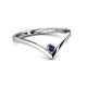 2 - Shana Bold Solitaire Round Blue Sapphire 