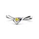 1 - Shana Bold Solitaire Round Yellow Sapphire 