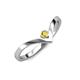3 - Shana Bold Solitaire Round Yellow Sapphire 