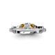 3 - Twyla Diamond and Citrine Three Stone Ring 