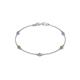 1 - Aizza (5 Stn/3mm) Petite Citrine and Lab Grown Diamond Station Bracelet 