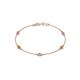 1 - Aizza (5 Stn/3mm) Petite Citrine and Lab Grown Diamond Station Bracelet 