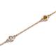 2 - Aizza (5 Stn/3mm) Petite Citrine and Lab Grown Diamond Station Bracelet 