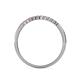 5 - Clara 2.00 mm Pink Sapphire and Lab Grown Diamond 10 Stone Wedding Band 