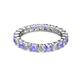 3 - Joyce 3.40 mm Tanzanite and Lab Grown Diamond Eternity Band 