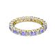 3 - Joyce 3.40 mm Tanzanite and Lab Grown Diamond Eternity Band 