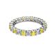 3 - Joyce 3.40 mm Yellow Sapphire and Lab Grown Diamond Eternity Band 