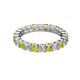3 - Joyce 3.40 mm Yellow and White Lab Grown Diamond Eternity Band 