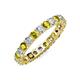 4 - Joyce 3.40 mm Yellow and White Lab Grown Diamond Eternity Band 