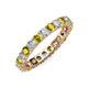 4 - Joyce 3.40 mm Yellow and White Lab Grown Diamond Eternity Band 