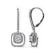 1 - Turia Diamond Double Halo Dangling Earrings 