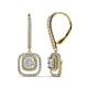 1 - Turia Diamond Double Halo Dangling Earrings 