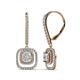 1 - Turia Diamond Double Halo Dangling Earrings 