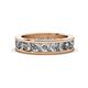 1 - Celina 3.40 mm Round Lab Grown Diamond Eternity Band 